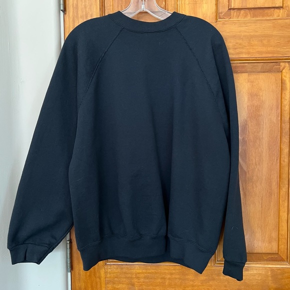 Black Cowboy Rodeo Embellished Graphic Crew Neck Long Sleeve Sweatshirt Size XL - Picture 8 of 9